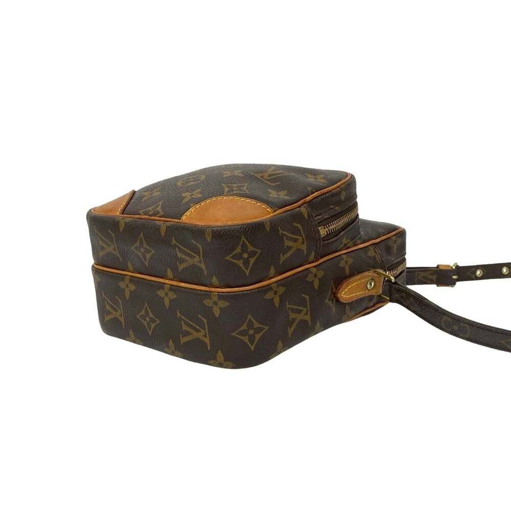 LOUIS VUITTON Authentic Brown Monogram Leather Pochette Shoulder Bag - Picture 8 of 10